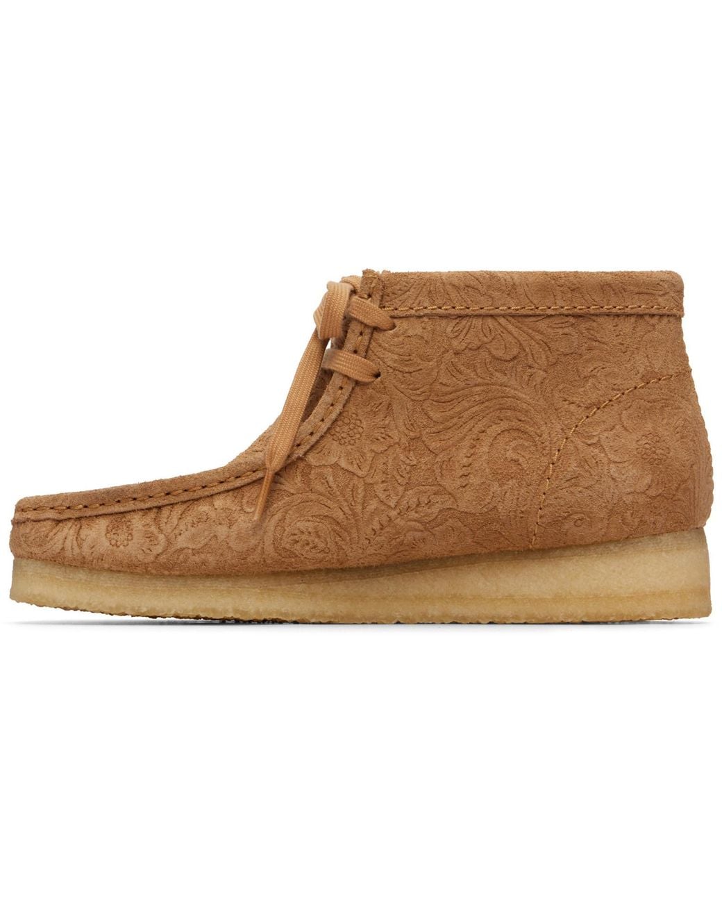 Clarks Brown Tan Wallabee Boots for men