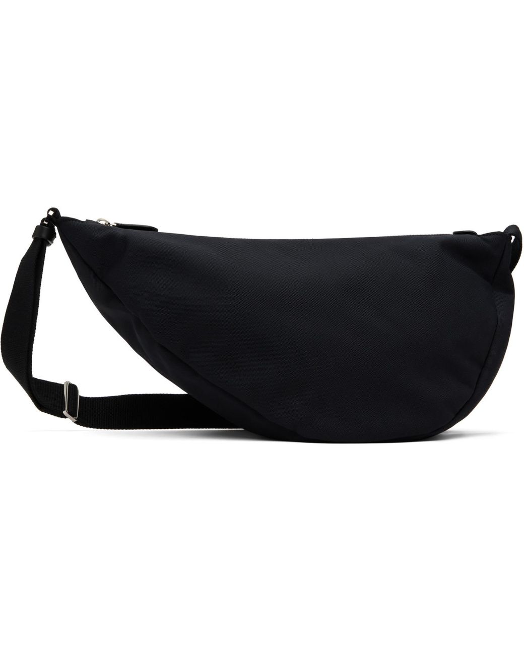 The Row Black Slouchy Banana Bag for men