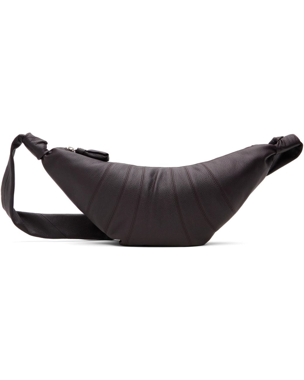 Lemaire Black Medium Croissant Bag for men