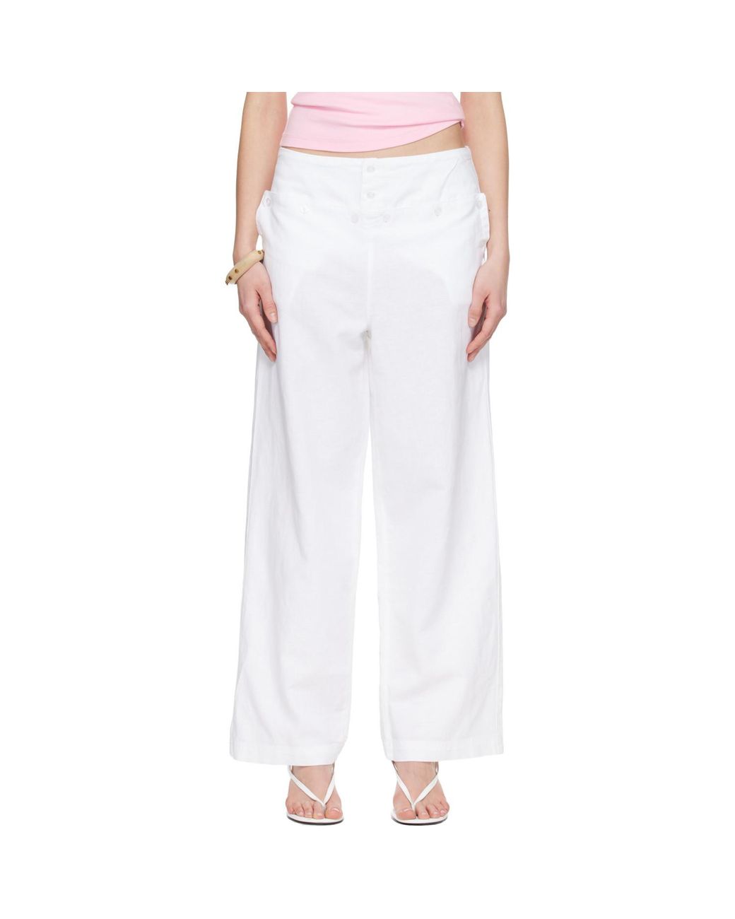GIMAGUAS White Anna Trousers