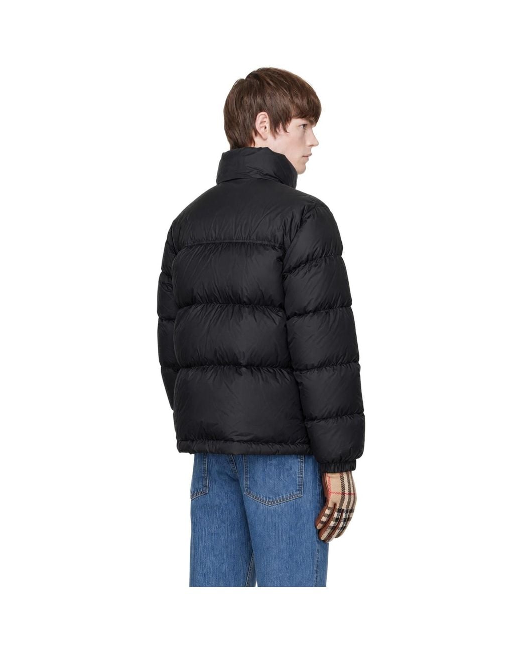 Burberry Black Highlands Puffer Down Jacket for men