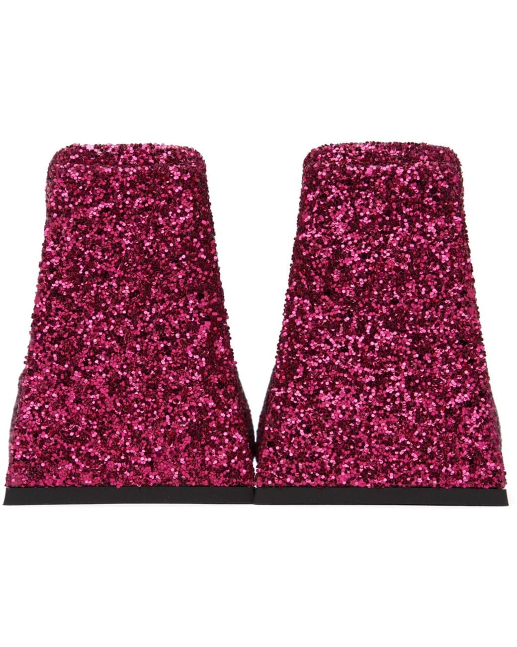 The Attico Red Pink Devon Mules