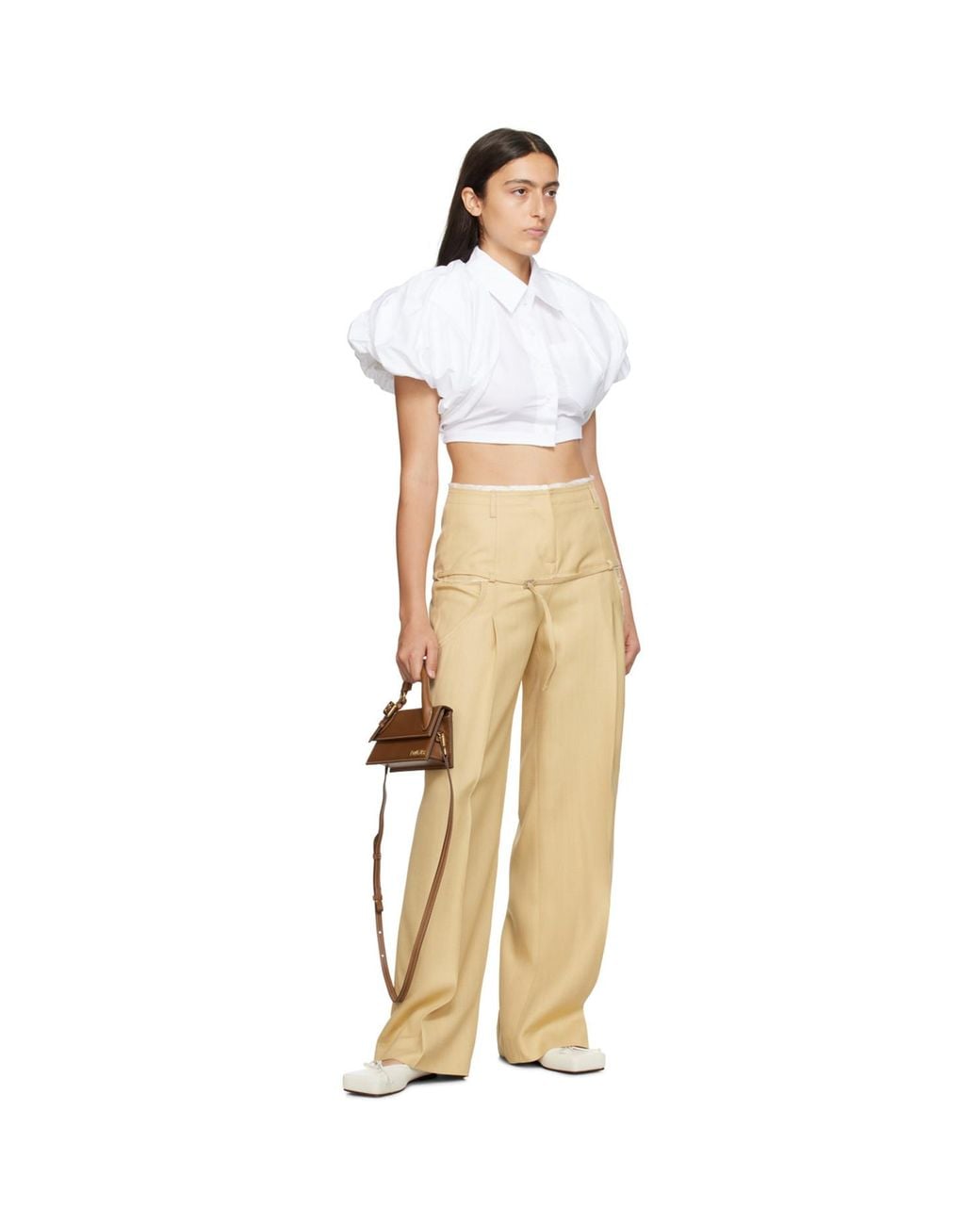Jacquemus Natural Trousers