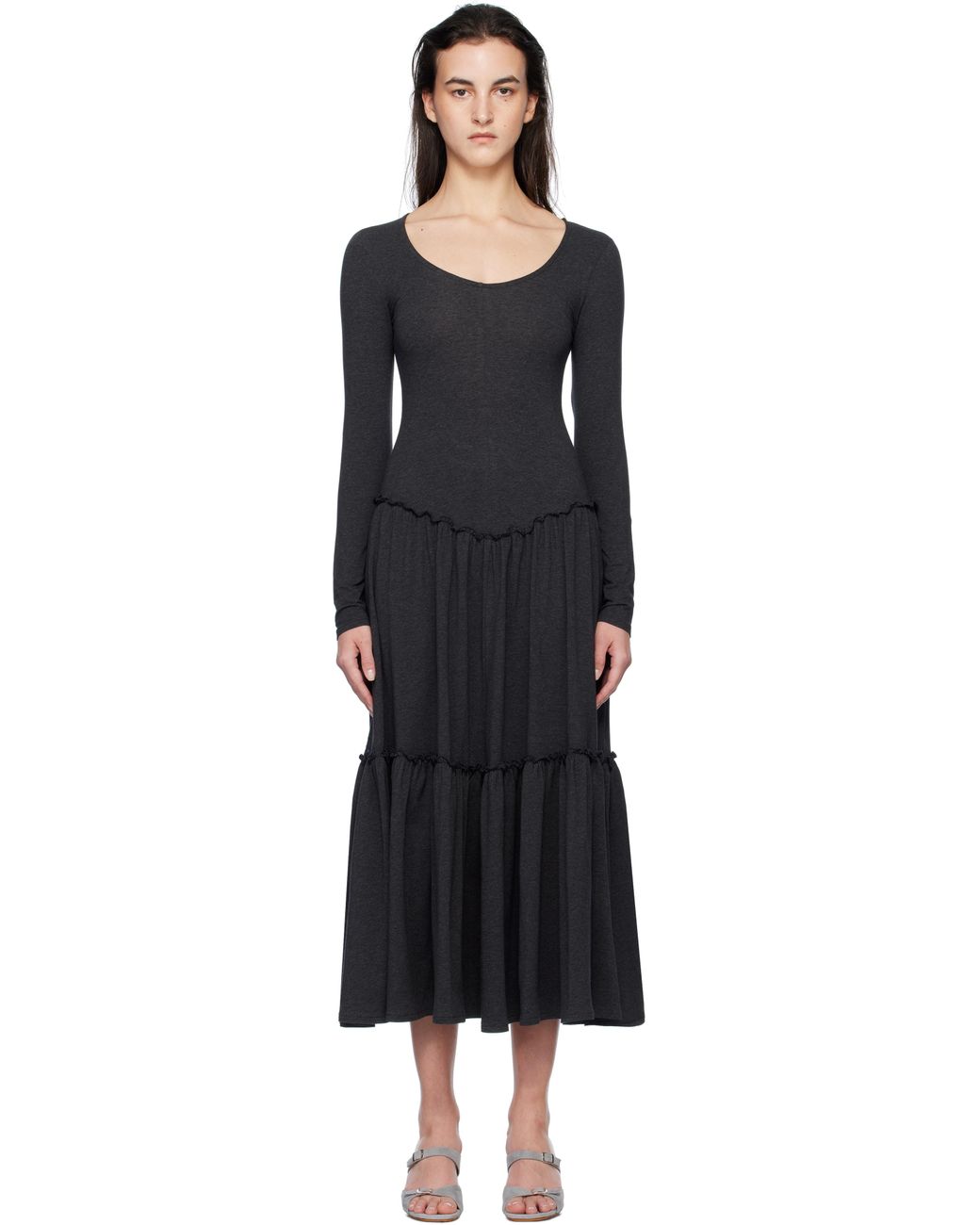 Paloma Wool グレー Hernan マキシワンピース ブラック | Lyst