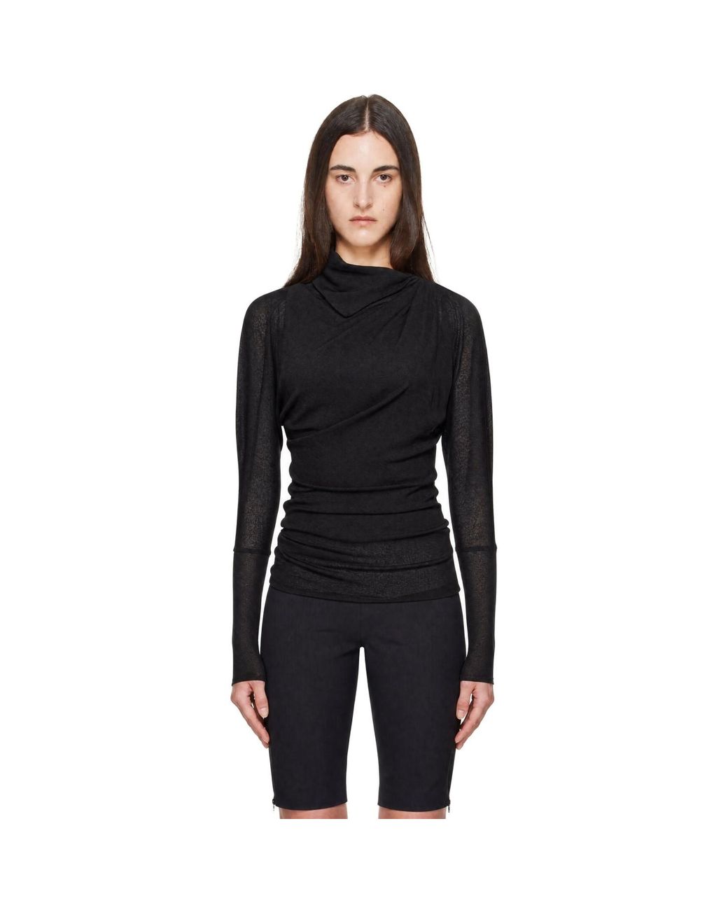 Proenza Schouler Black Golda Top