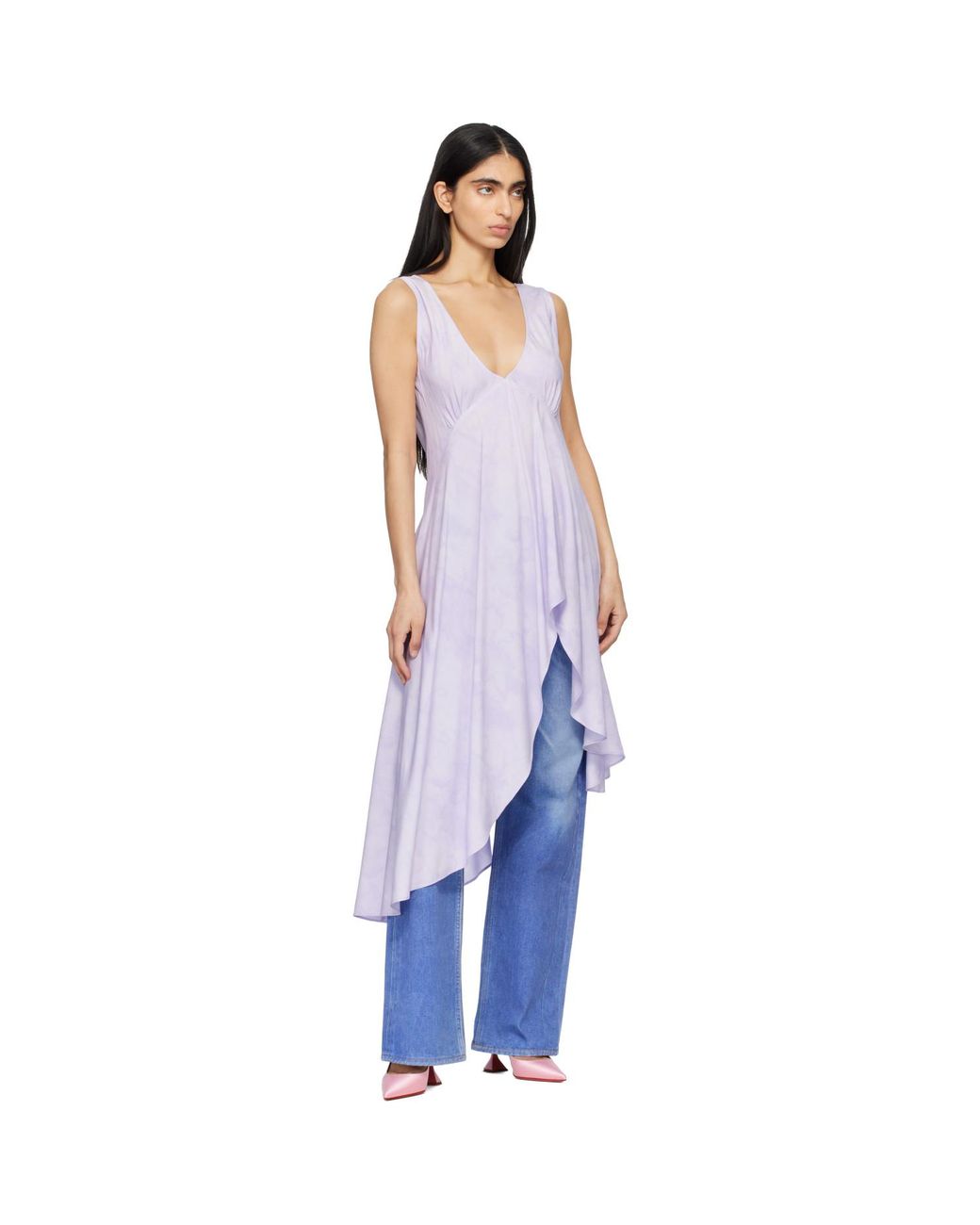 AMINA MUADDI Pink Ami 95 Heels