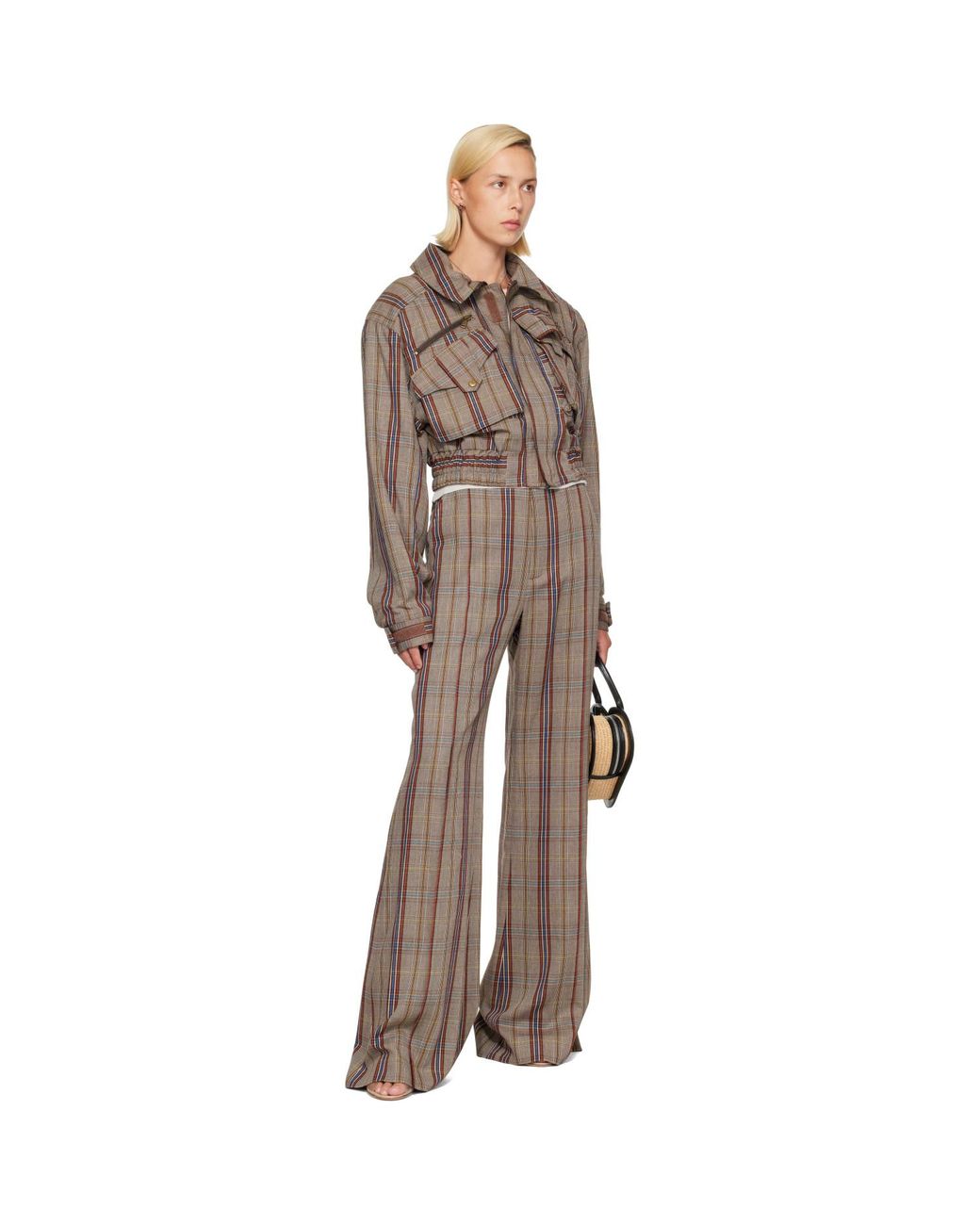 Vivienne Westwood Brown Wide Leg Trousers
