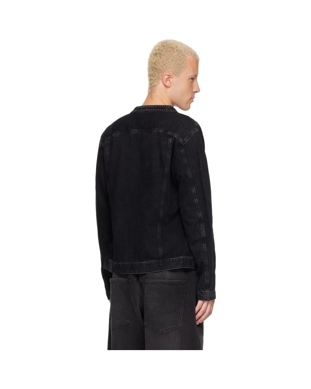 DIESEL Black D-Glory Denim Jacket for men