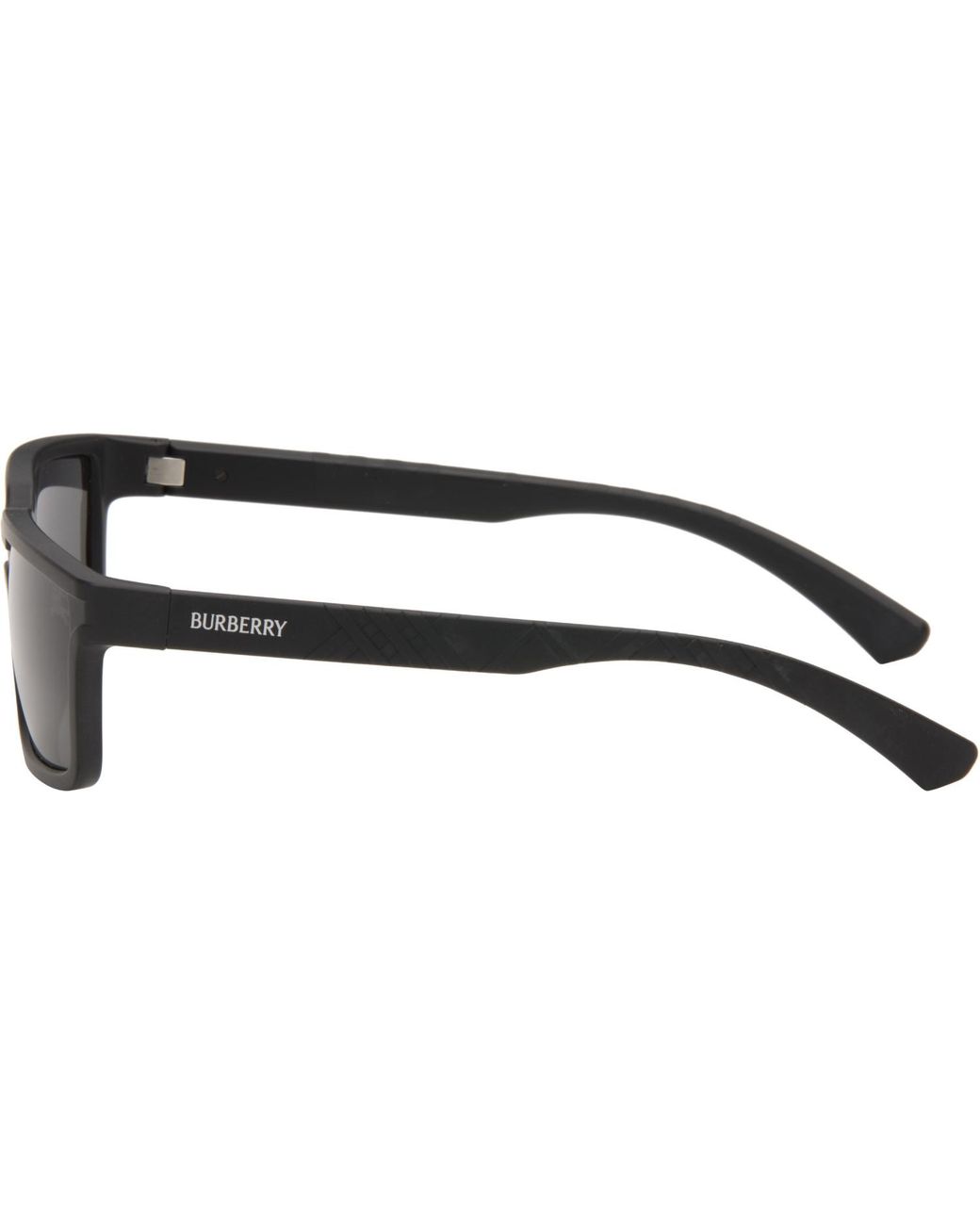 Burberry Gray Rectangular Sunglasses for men