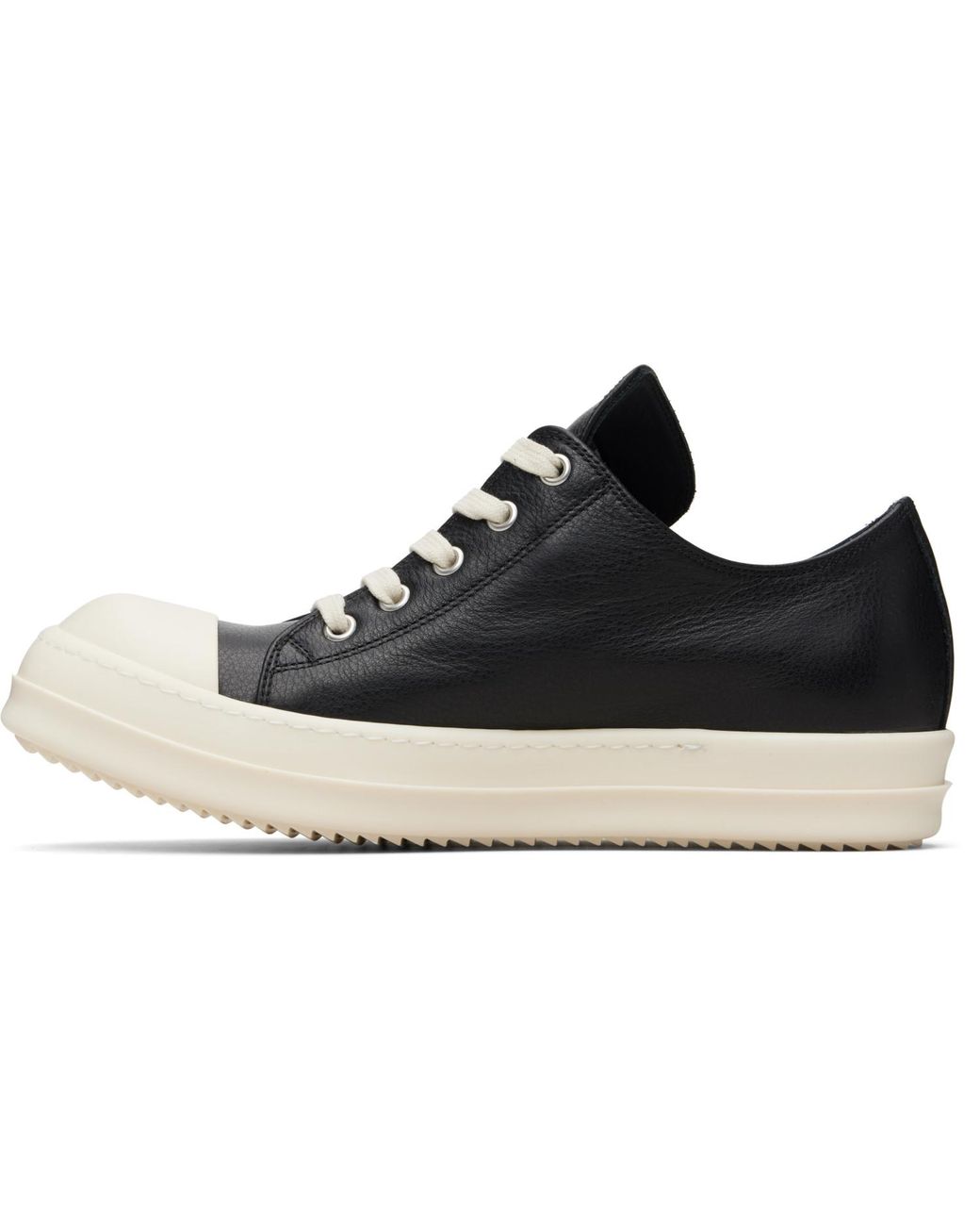 Rick Owens Black Temple Extreme Low Sneakers for men