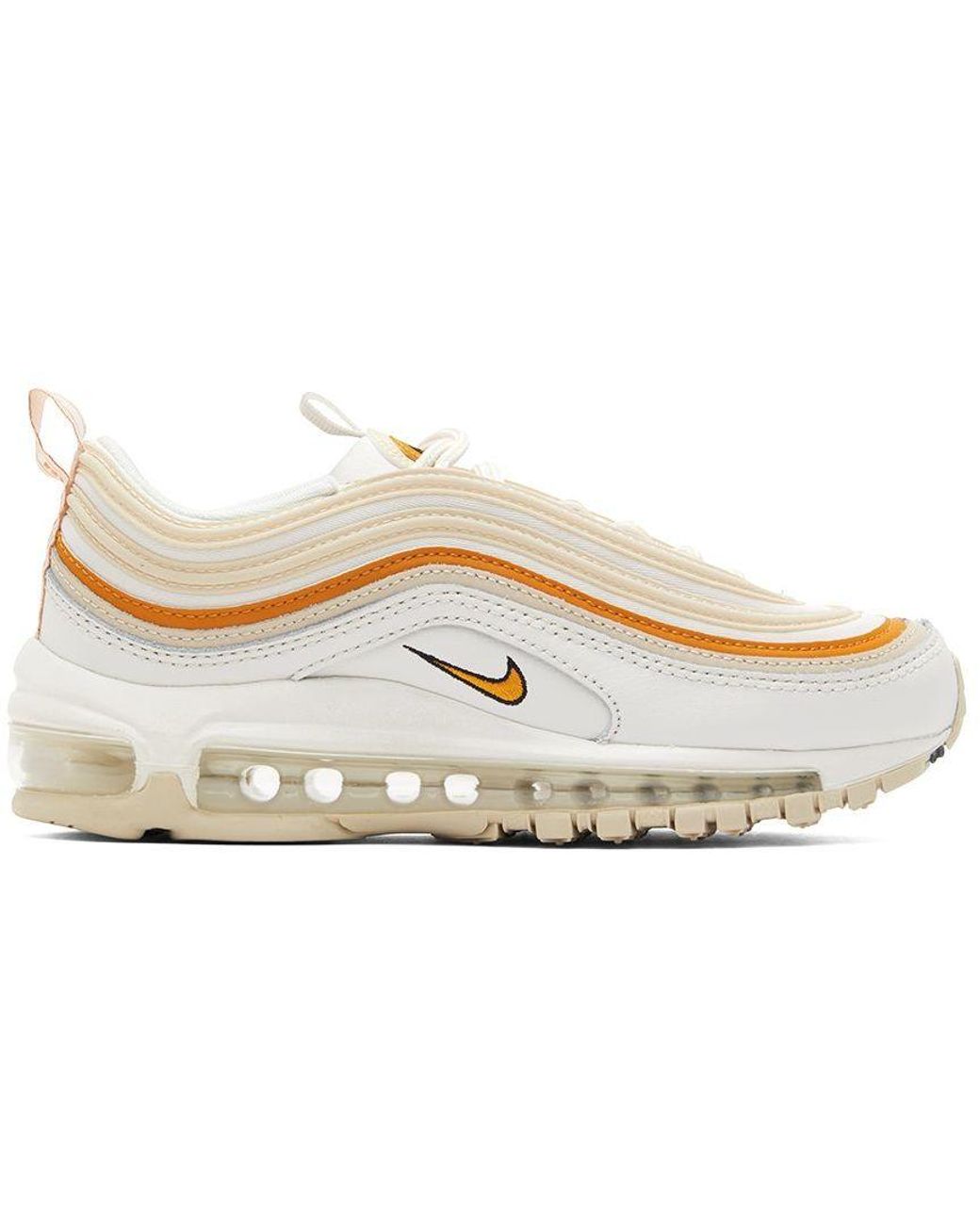 Nike Off-white & Orange Air Max 97 Sneakers in Black | Lyst Canada