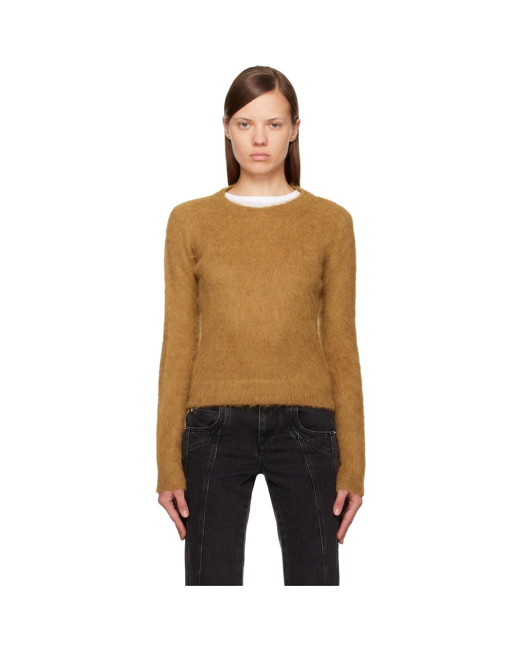 Pull Hermine Brun Clair Isabel Marant en coloris Black