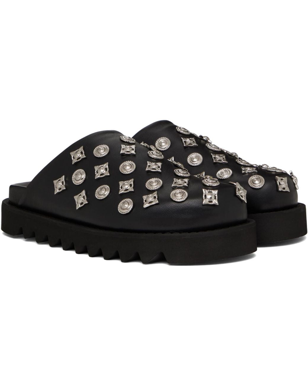 Toga Black Ssense Exclusive Aj1151 Loafers