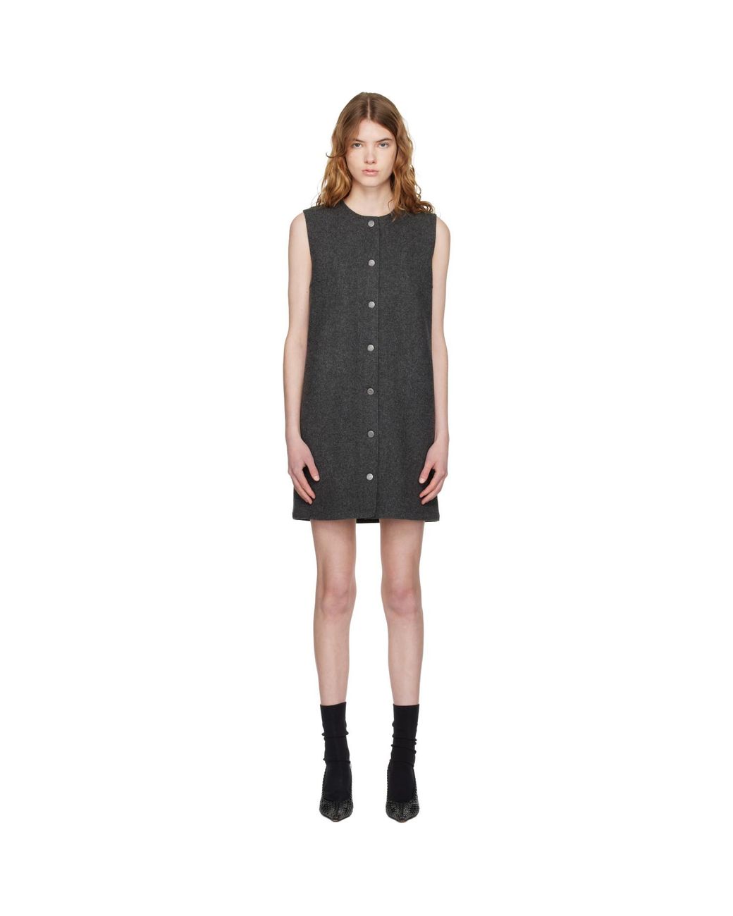 A.P.C. Black Mini Dress