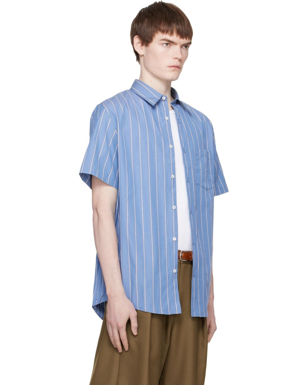 A.P.C. Blue Bart Shirt for men