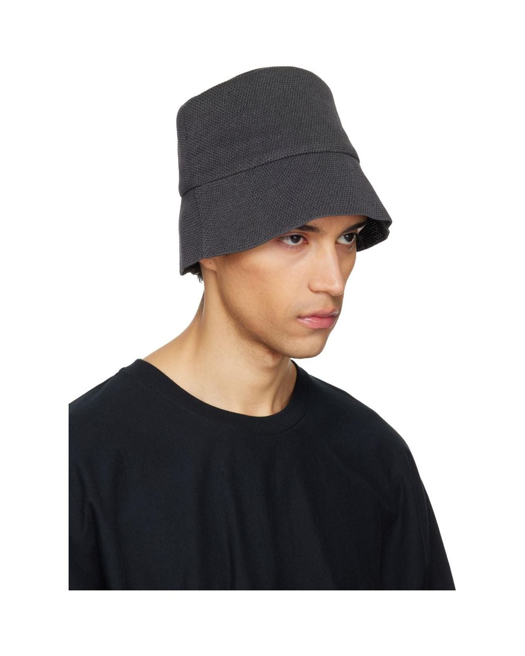 Homme Plissé Issey Miyake Blue Washi Bucket Hat for men