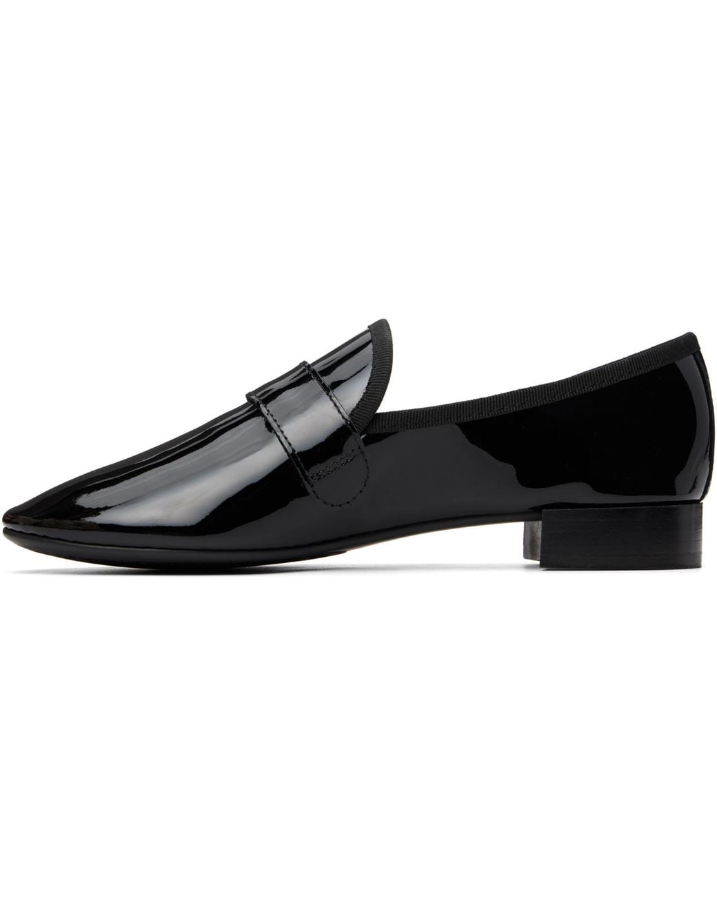 Repetto Black Michael Rubber Sole Loafers