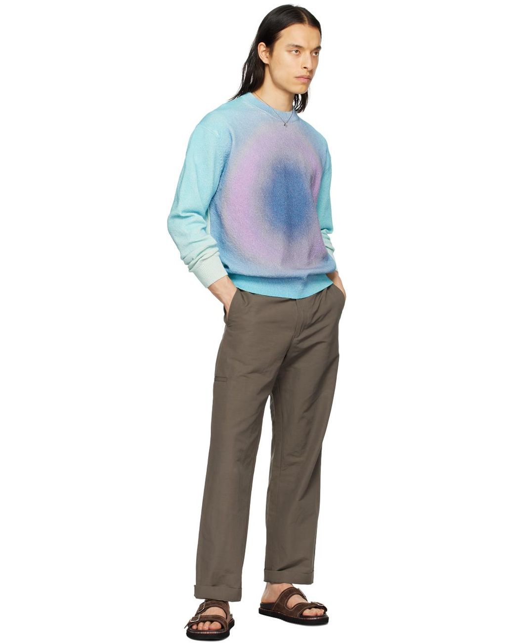 Paul Smith Blue & Purple Glow Polka Sweater for Men | Lyst Australia