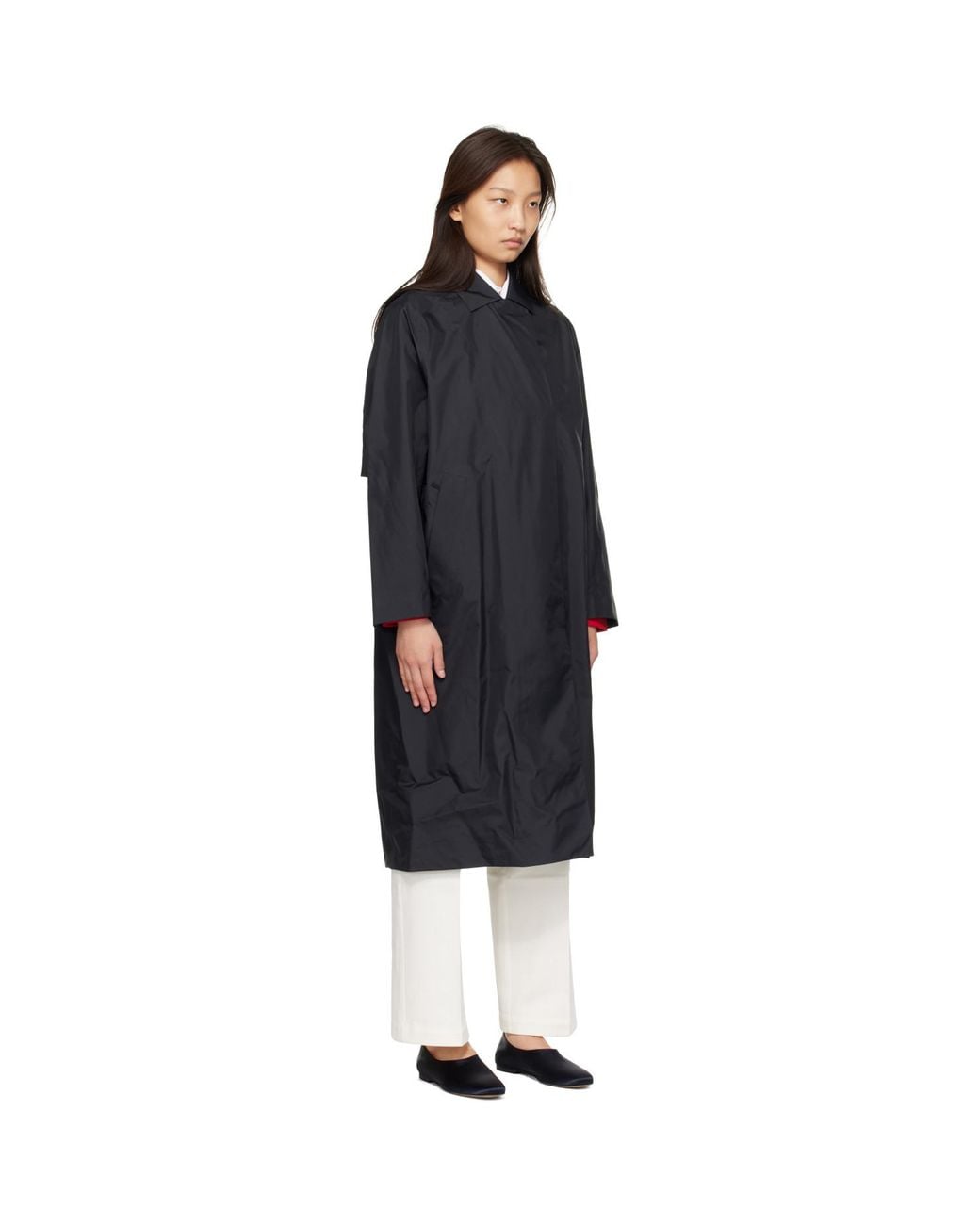 Veilance Black Nitra Trench Coat