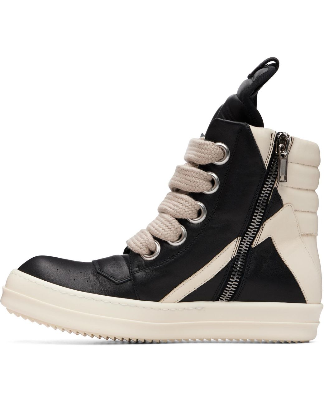 Rick Owens Blue Tower Jumbolaced Geobasket Sneakers for men