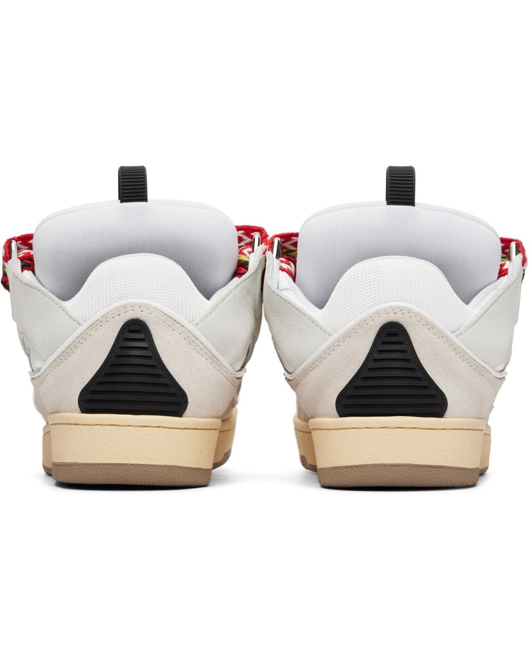 Lanvin White Curb Sneakers for men