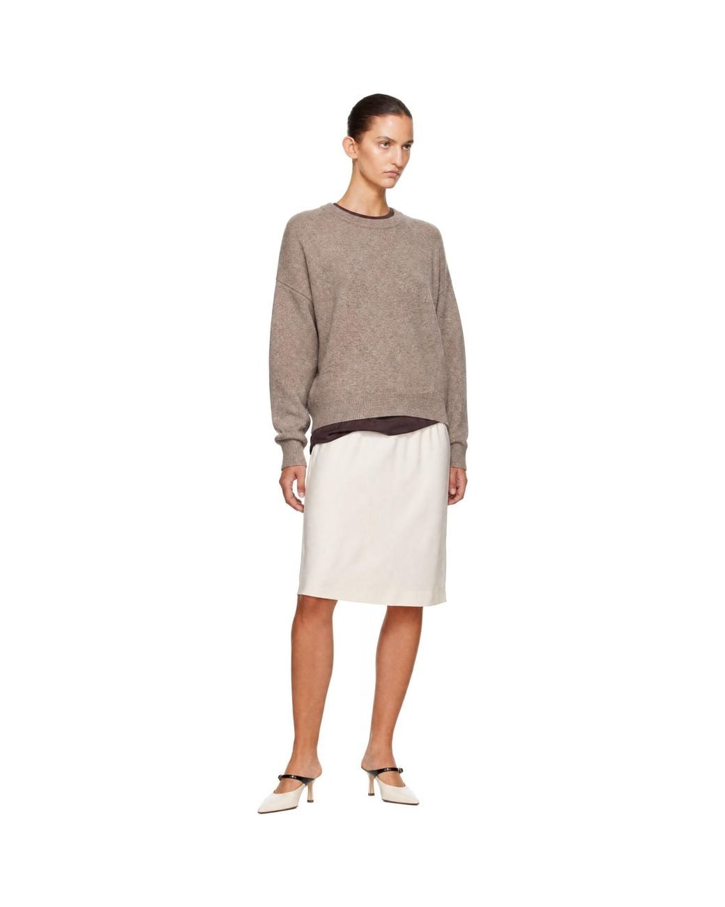 Bottega Veneta White Off- & Andrea Heels