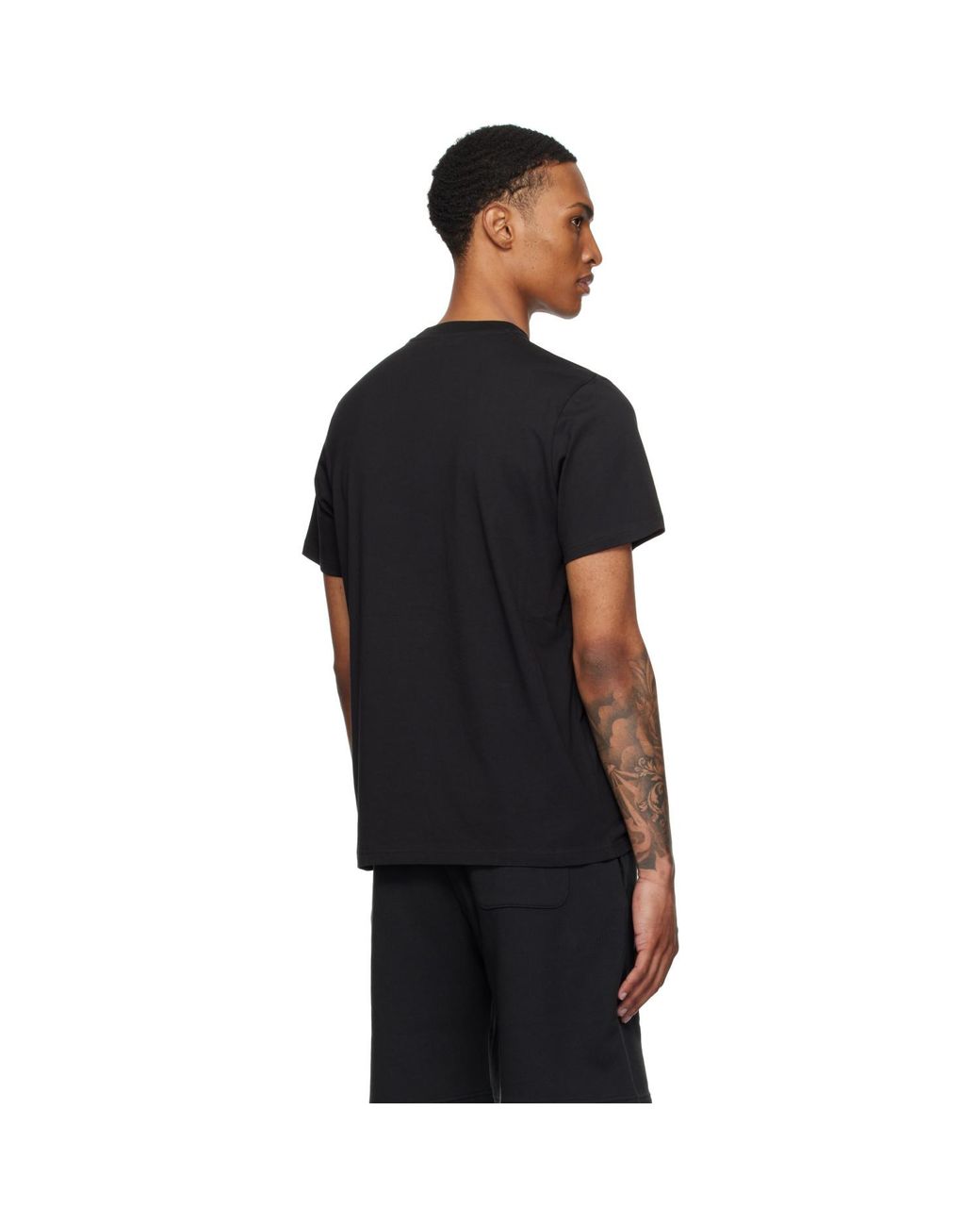 Moncler Black Archivio Creativo T-Shirt for men