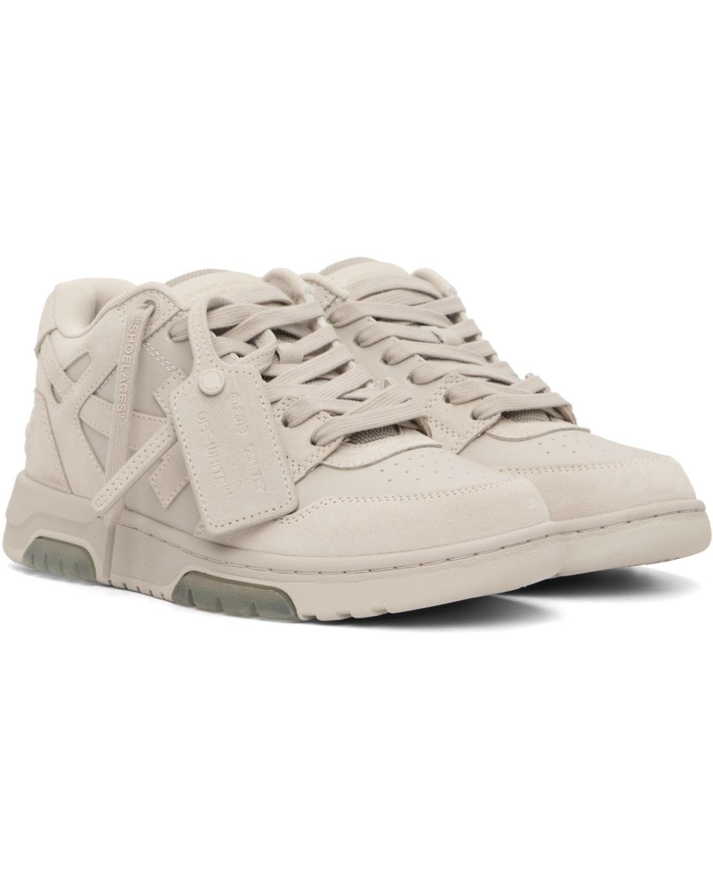 Off-White c/o Virgil Abloh Black Taupe 'Out Of Office' Sneakers for men