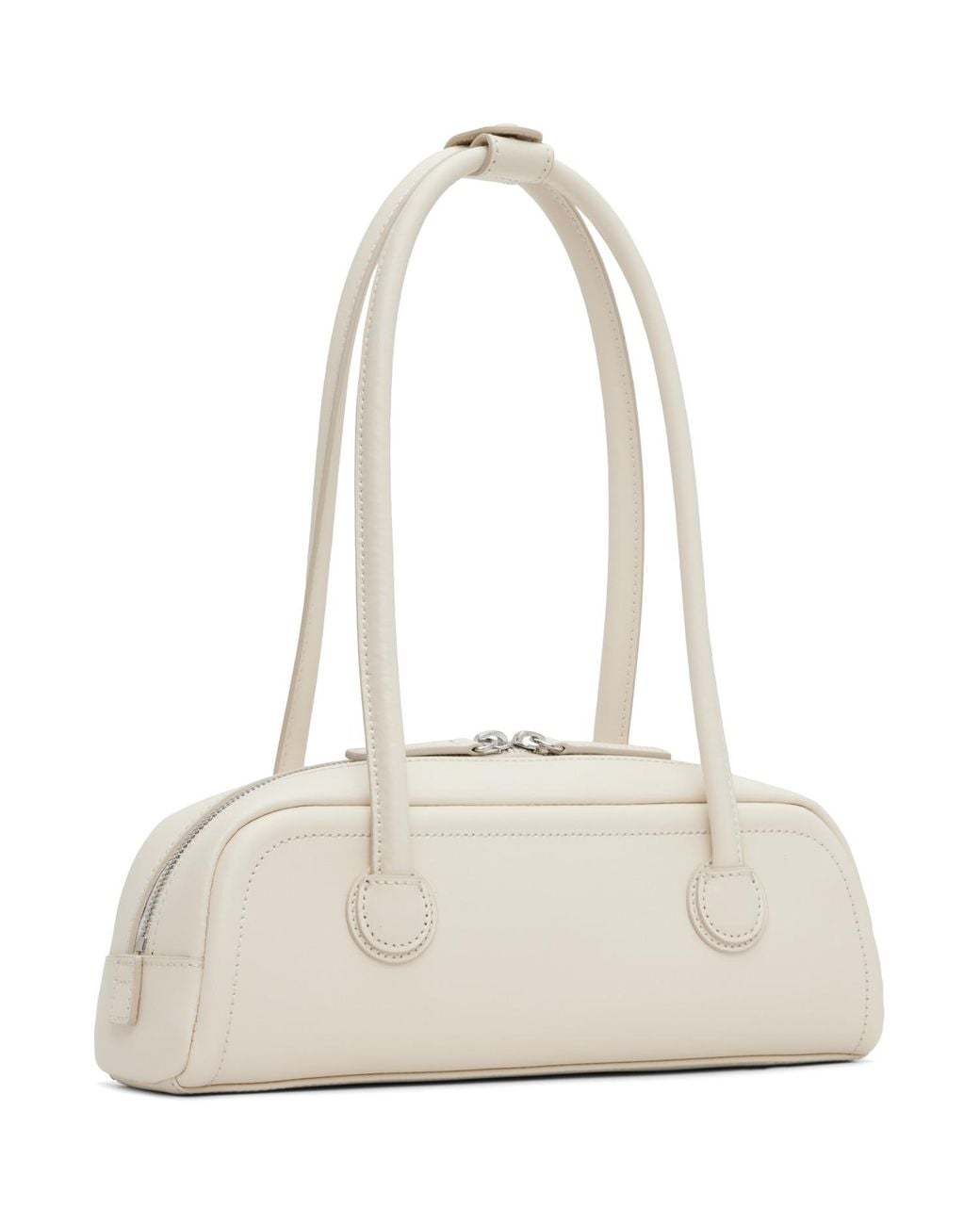 MARGE SHERWOOD White Soft Boston Ew Mini Bag
