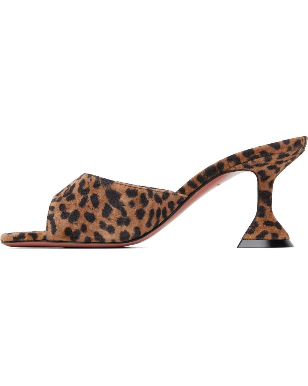 AMINA MUADDI Brown Lupita Slipper 70 Heeled Sandals