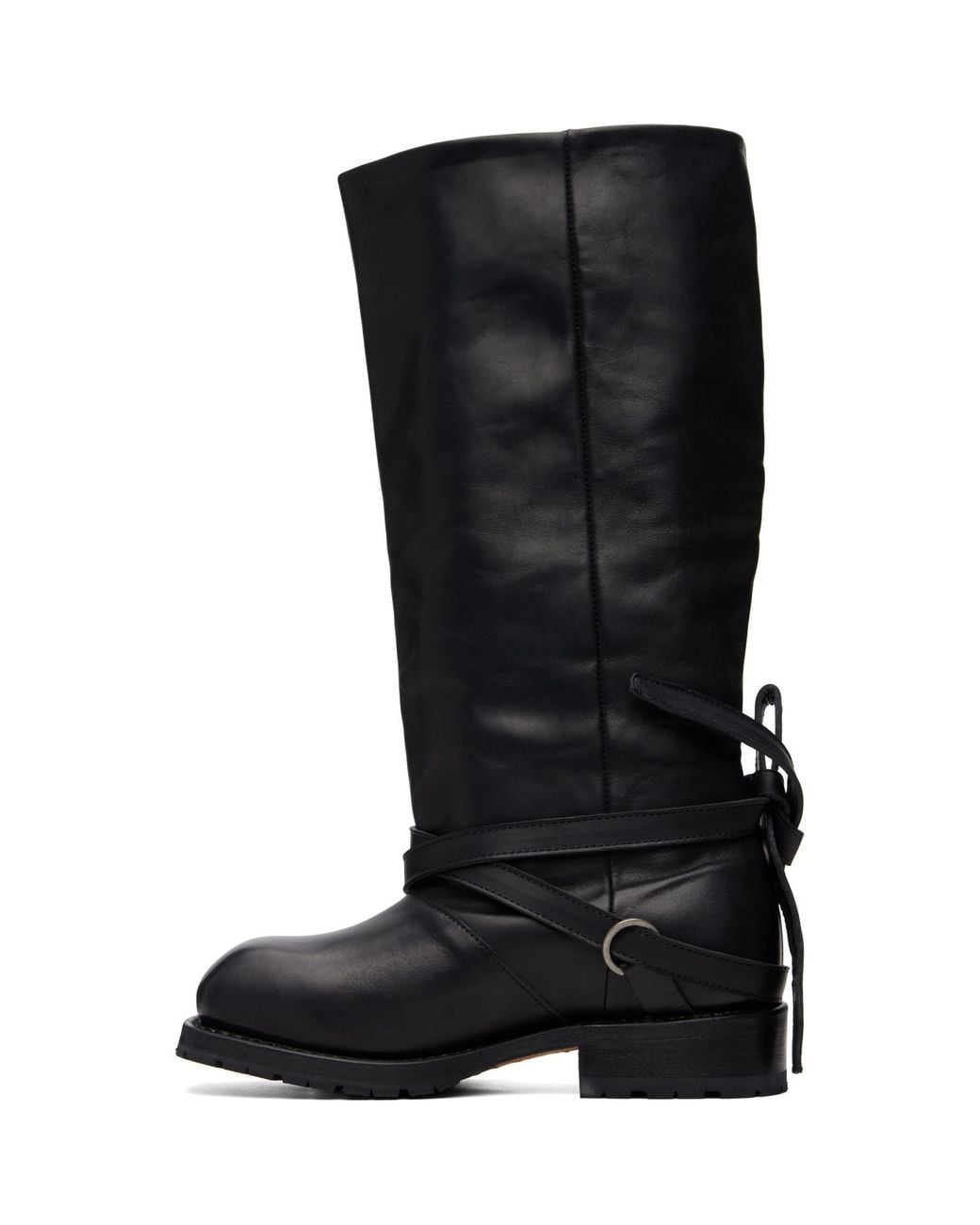 Our Legacy Black High Engine Tall Boots