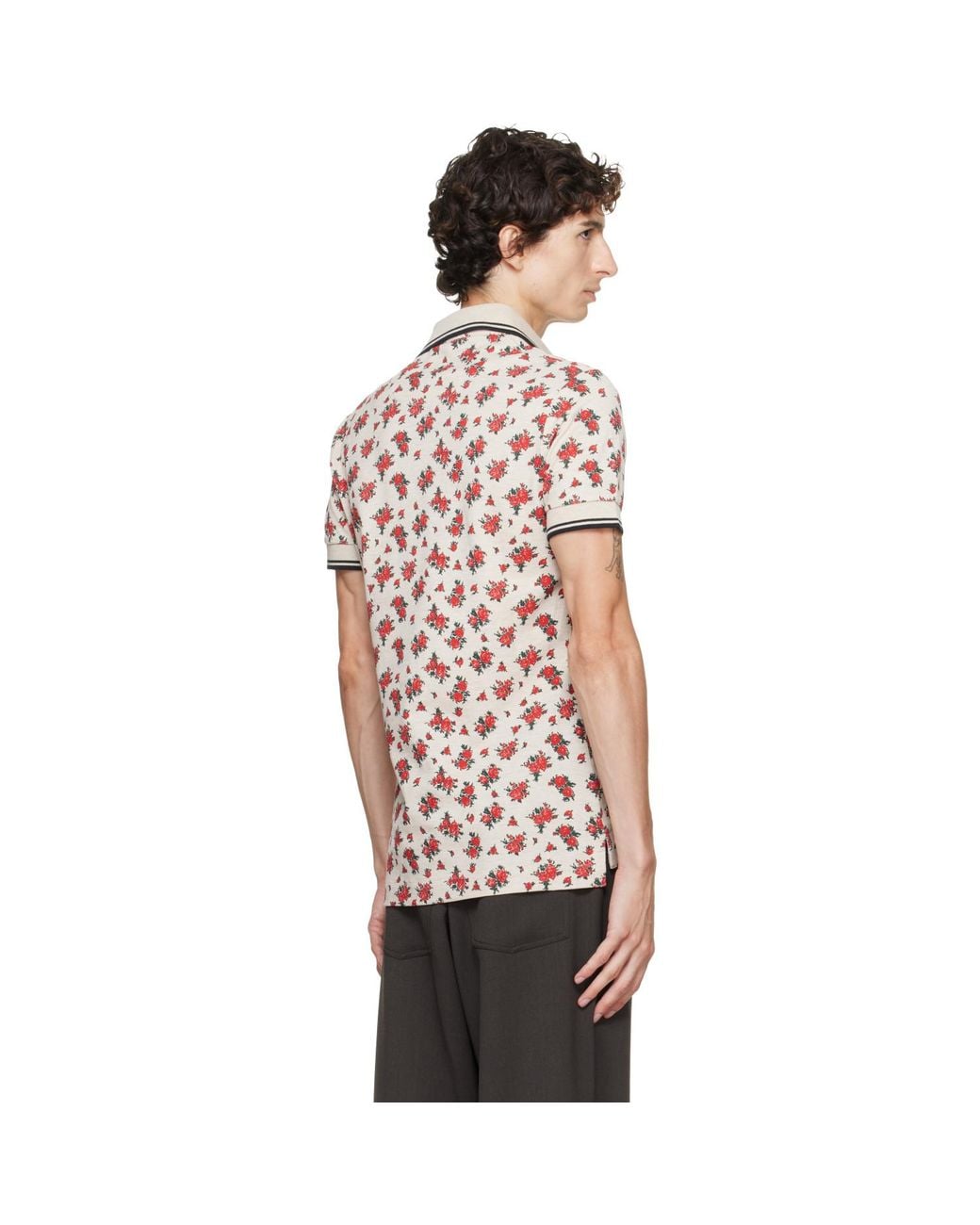 Vivienne Westwood Red Two Button Polo for men