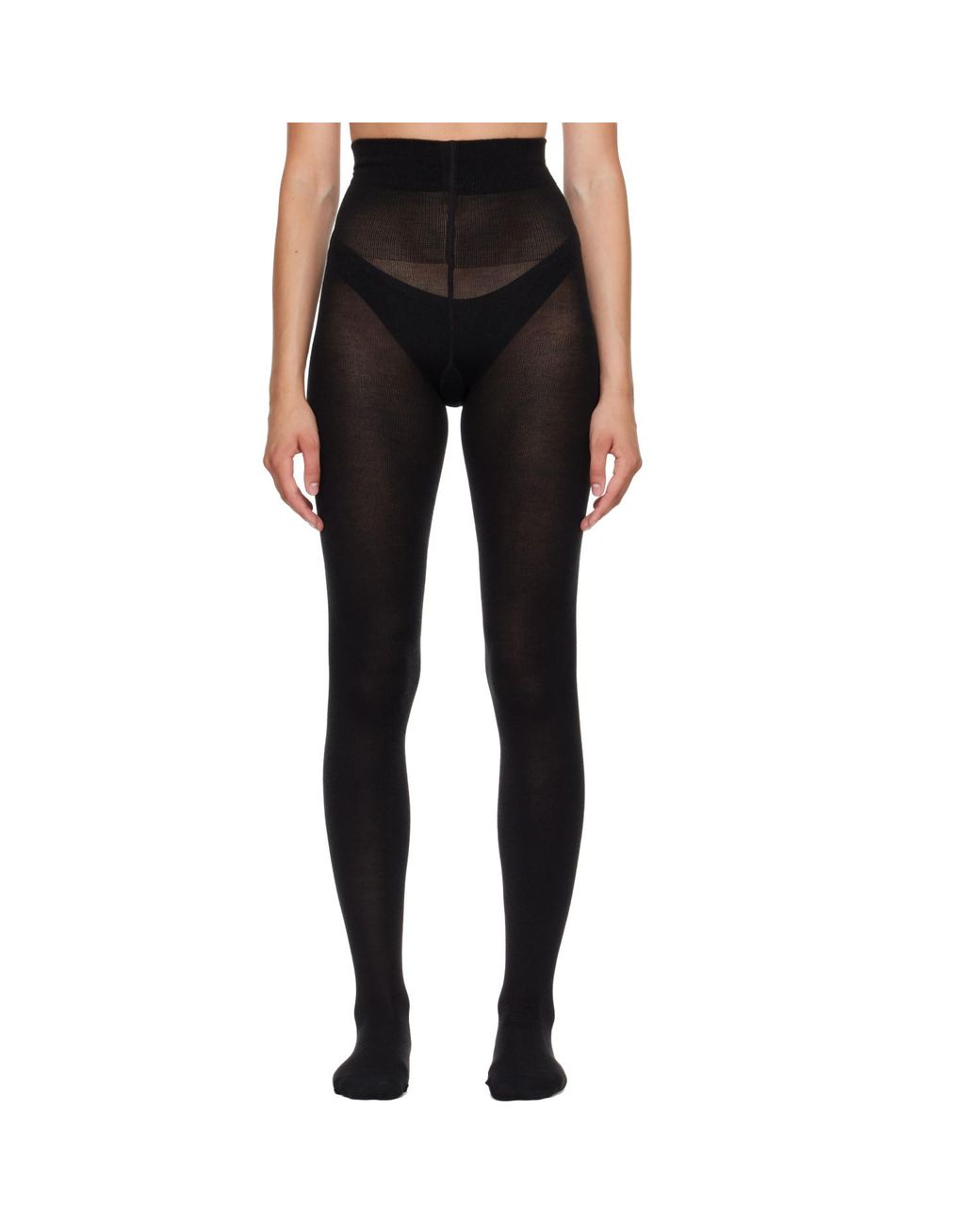 Wolford Black Cashmere & Silk Tights