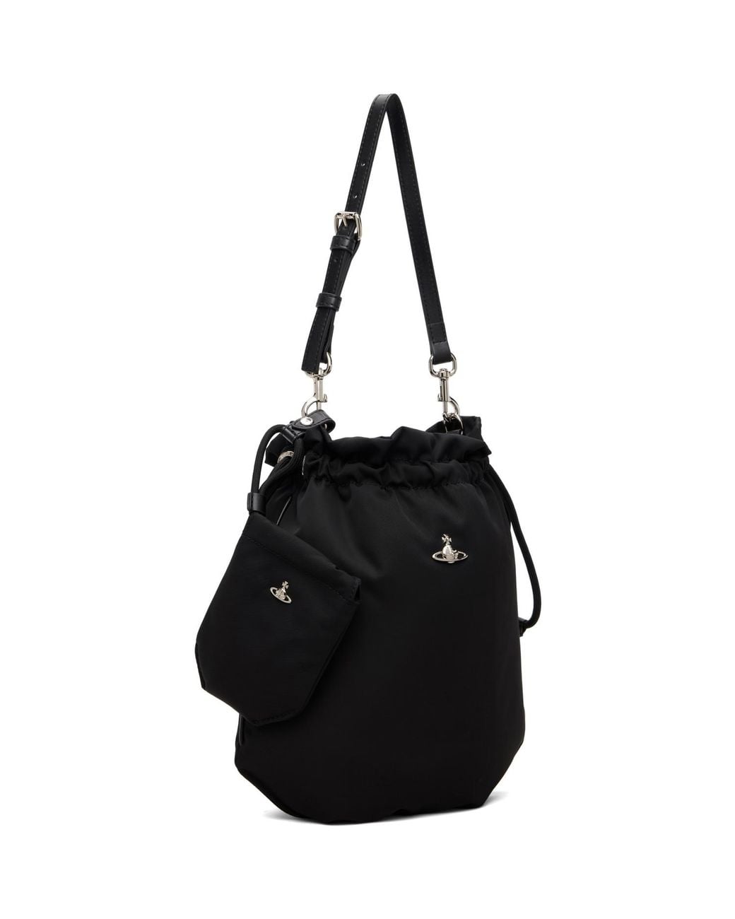 Vivienne Westwood Black Drawstring Bag