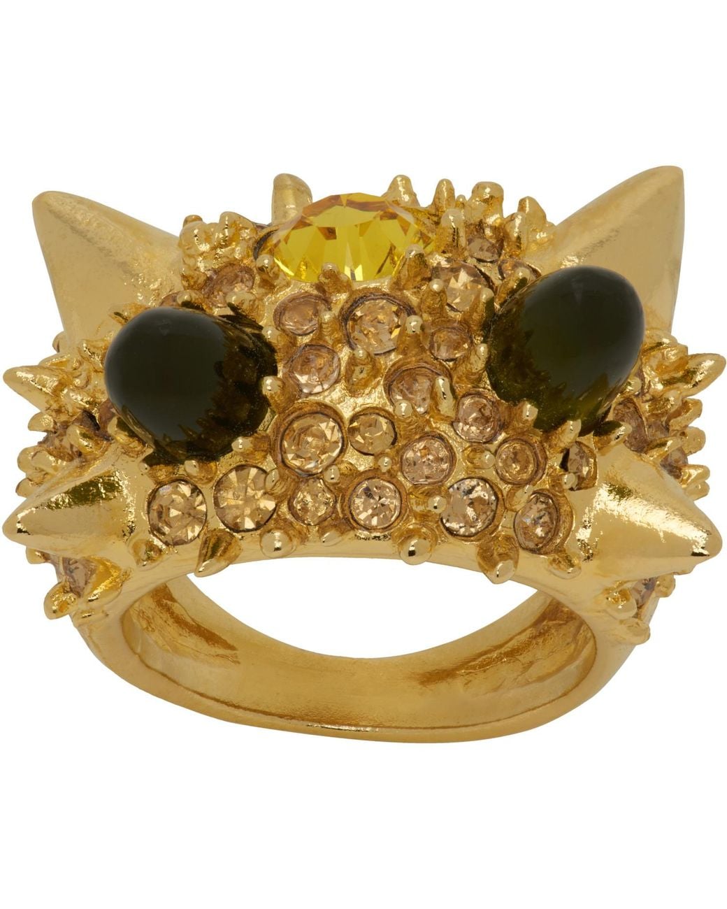 Collina Strada Metallic Alien Spike Ring