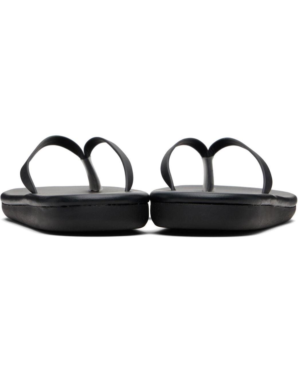 Ancient Greek Sandals Black Saionara Flip-Flops