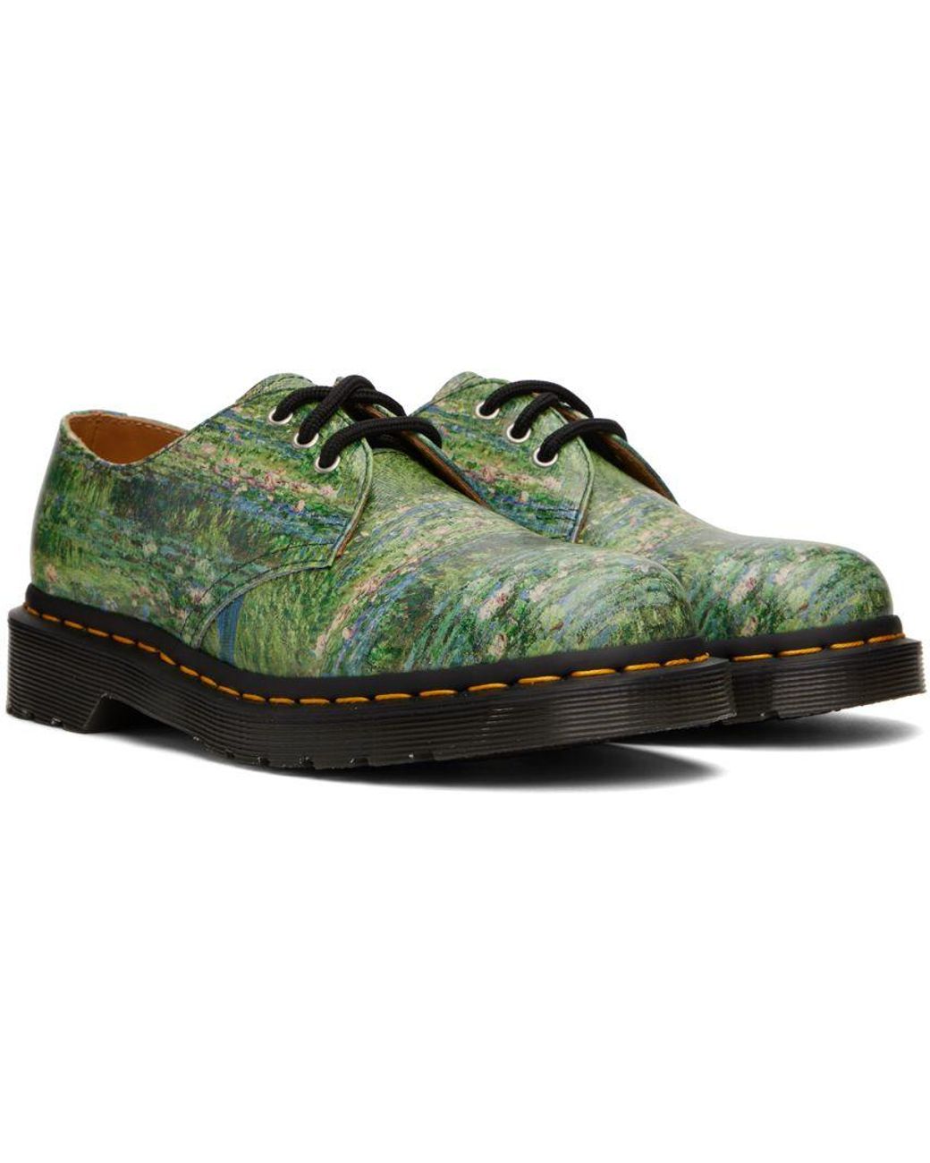 Dr. Martens The National Gallery Edition Monet 1461 Oxfords in Green | Lyst