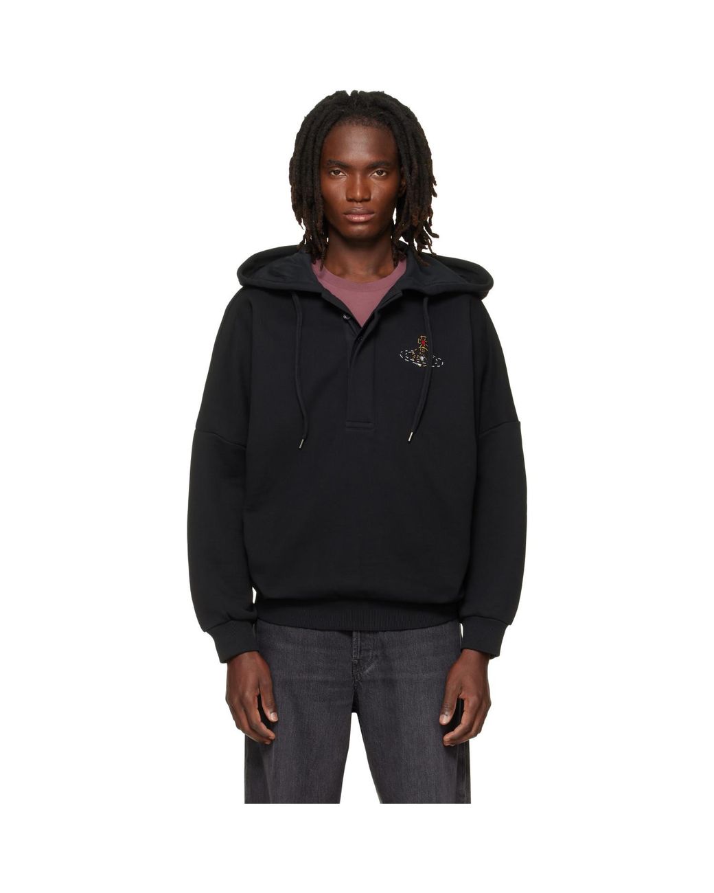 Vivienne Westwood Black Batwing Hoodie for men