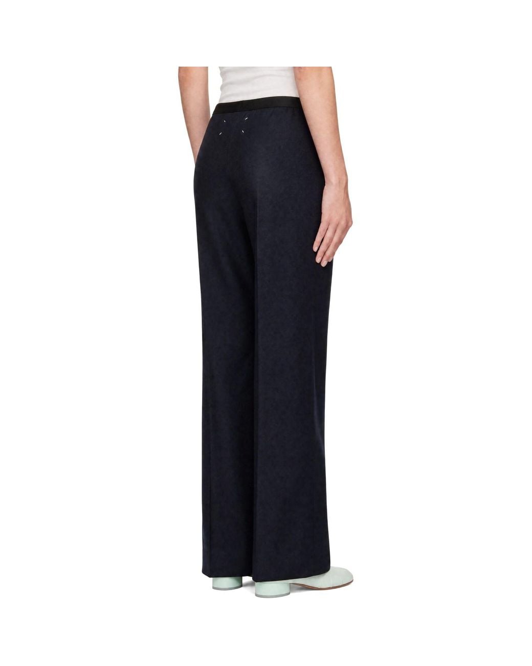 Maison Margiela Blue Minimal Trousers
