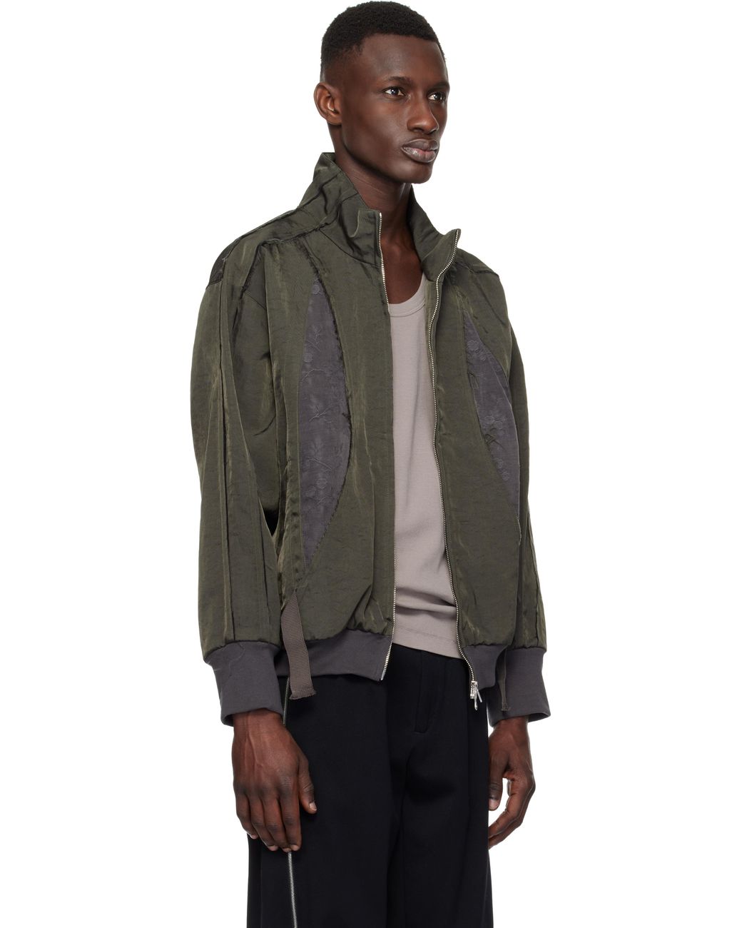 rehearsal track double jacket (khaki) - itemtokyo – item