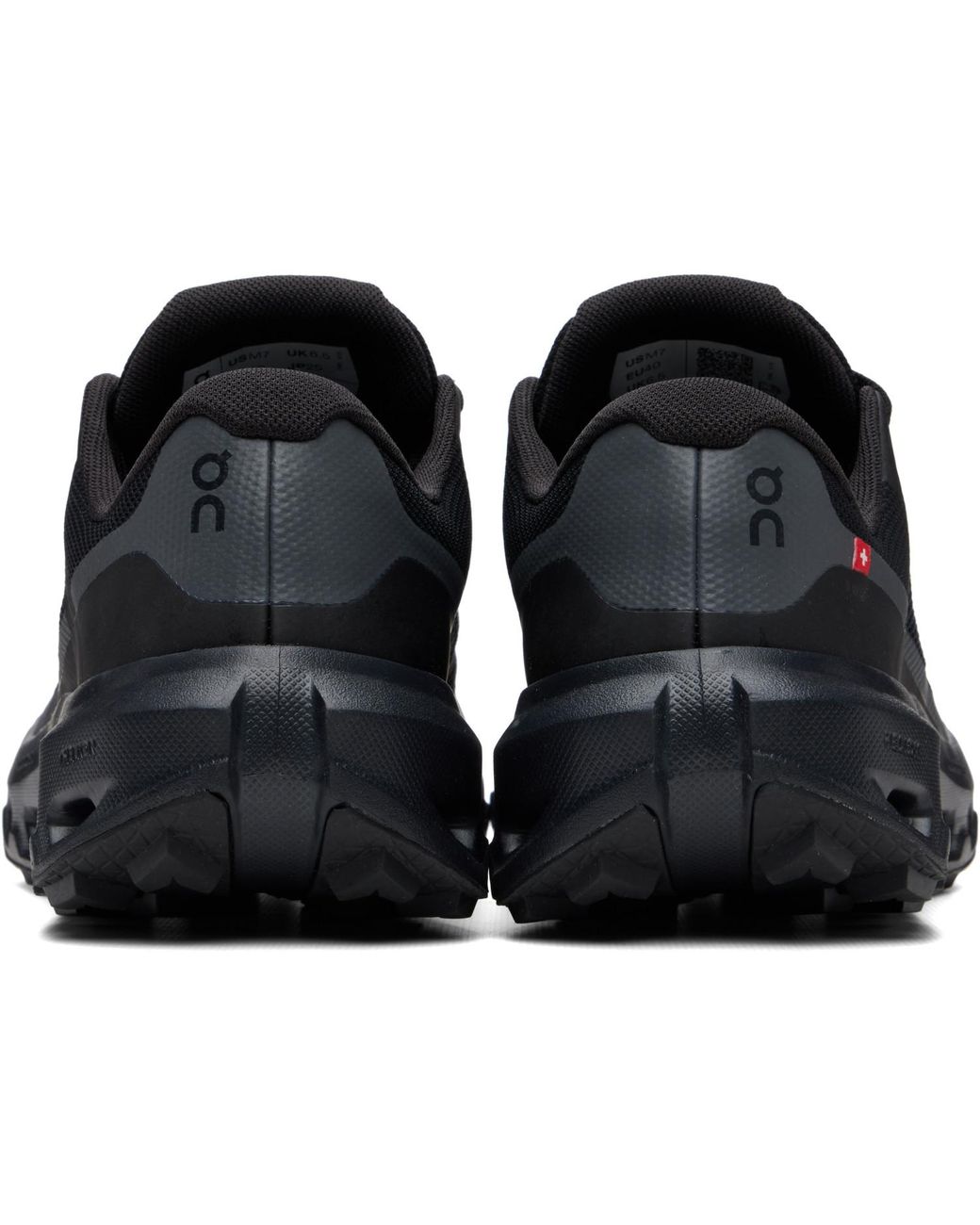 On Shoes Black Cloudvista 3 Waterproof Sneakers for men