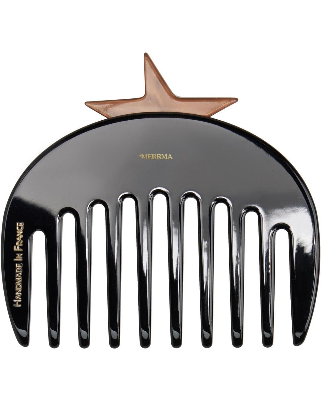 MERRMA Black Ssense Exclusive Vega Nacre Star Comb