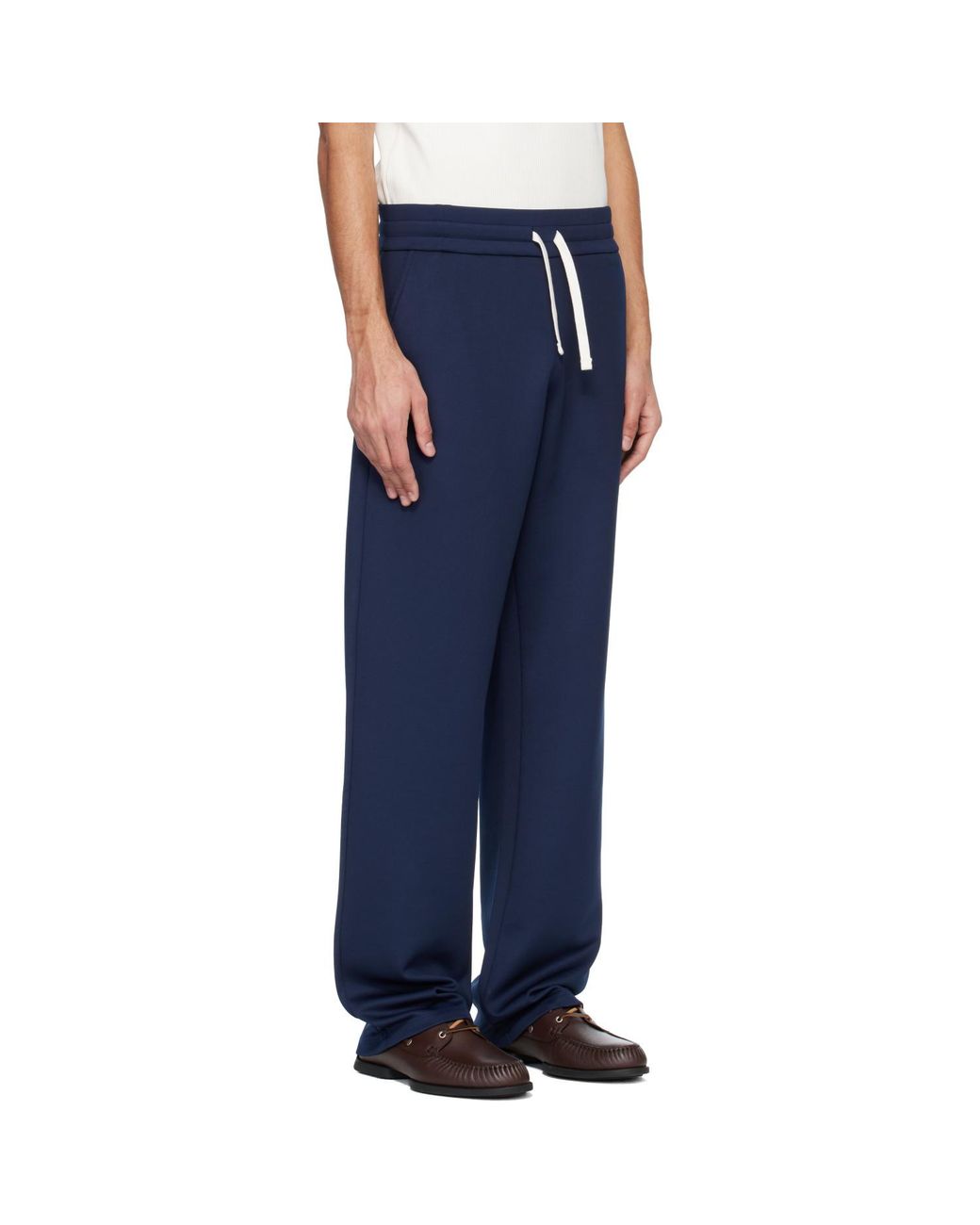 Balmain Blue Signature Sweatpants for men