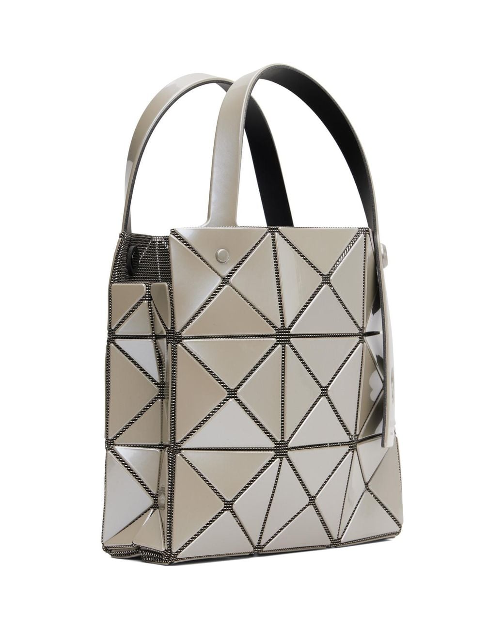 Issey Miyake Gray Small Carat Bag