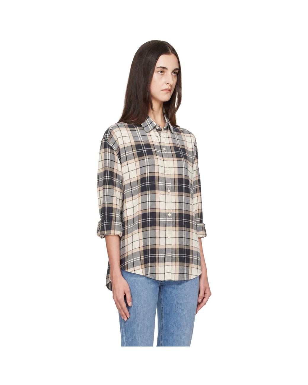 Barbour Gray Elishaw Check Shirt