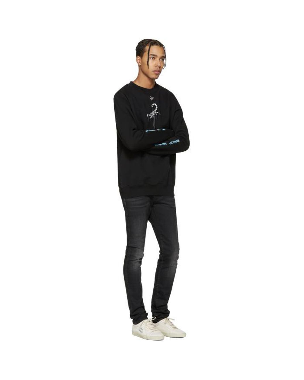 Off-White c/o Virgil Abloh Black Othelo's Scorpion Sweatshirt for Men | Lyst