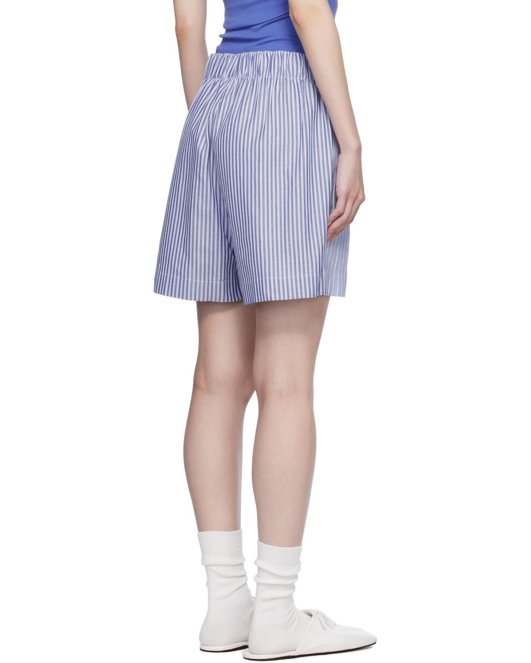 MAGNIBERG Blue Wall Street Pyjama Shorts