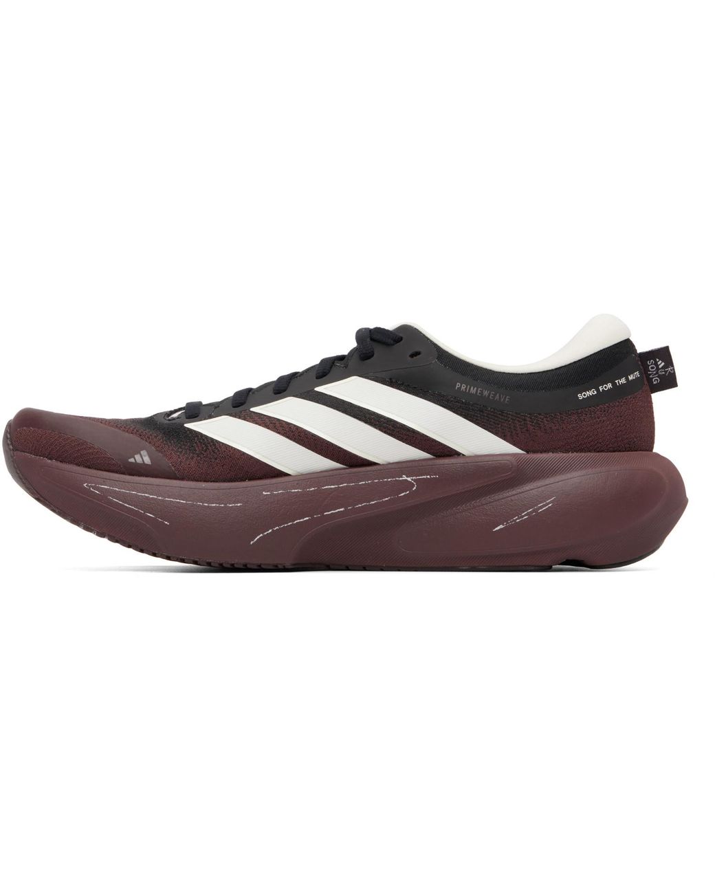 Song For The Mute Black Burgundy Adidas Originals Edition Adirun01 Supernova Rise 3 Sneakers for men