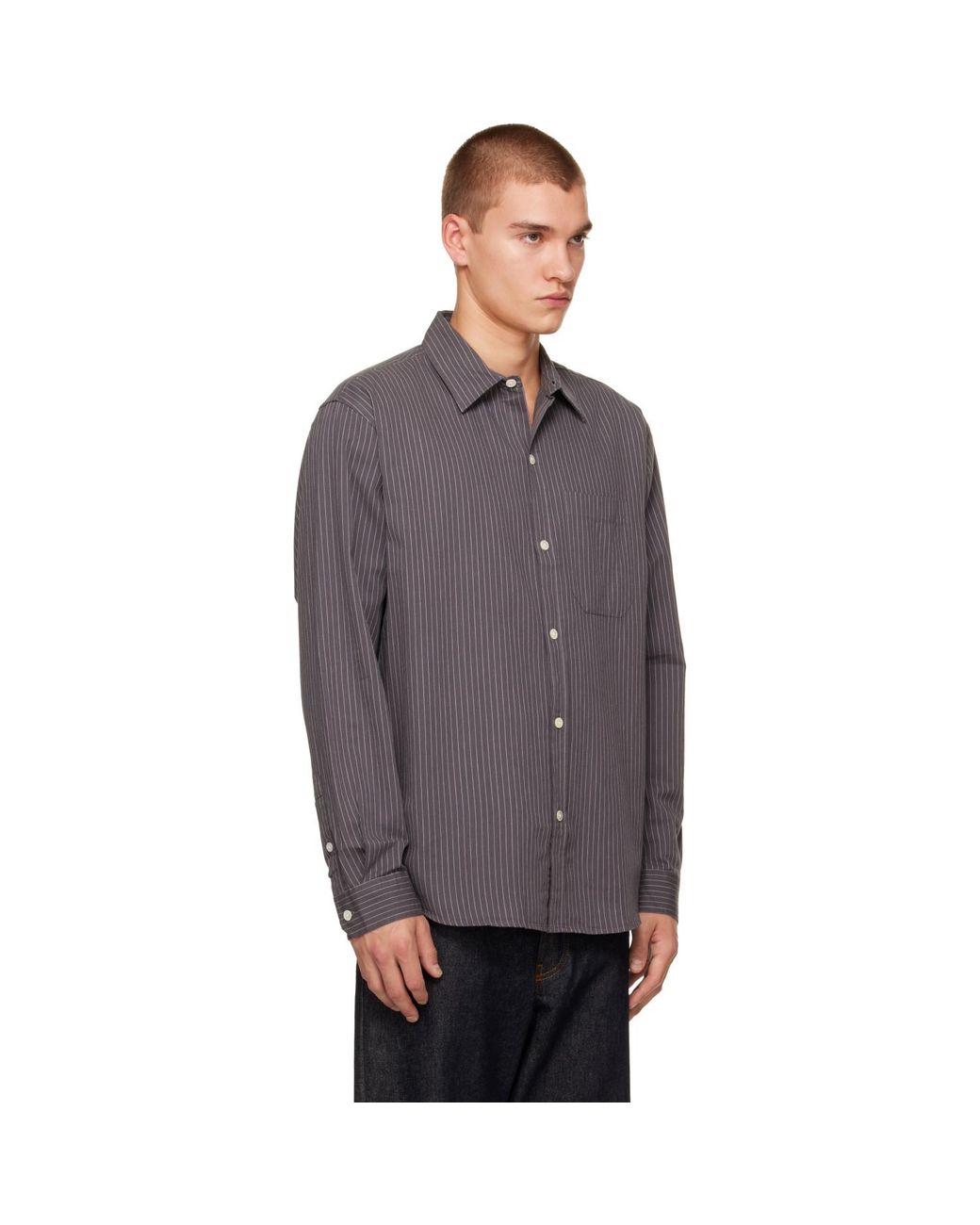 mfpen Gray Distant Shirt for men