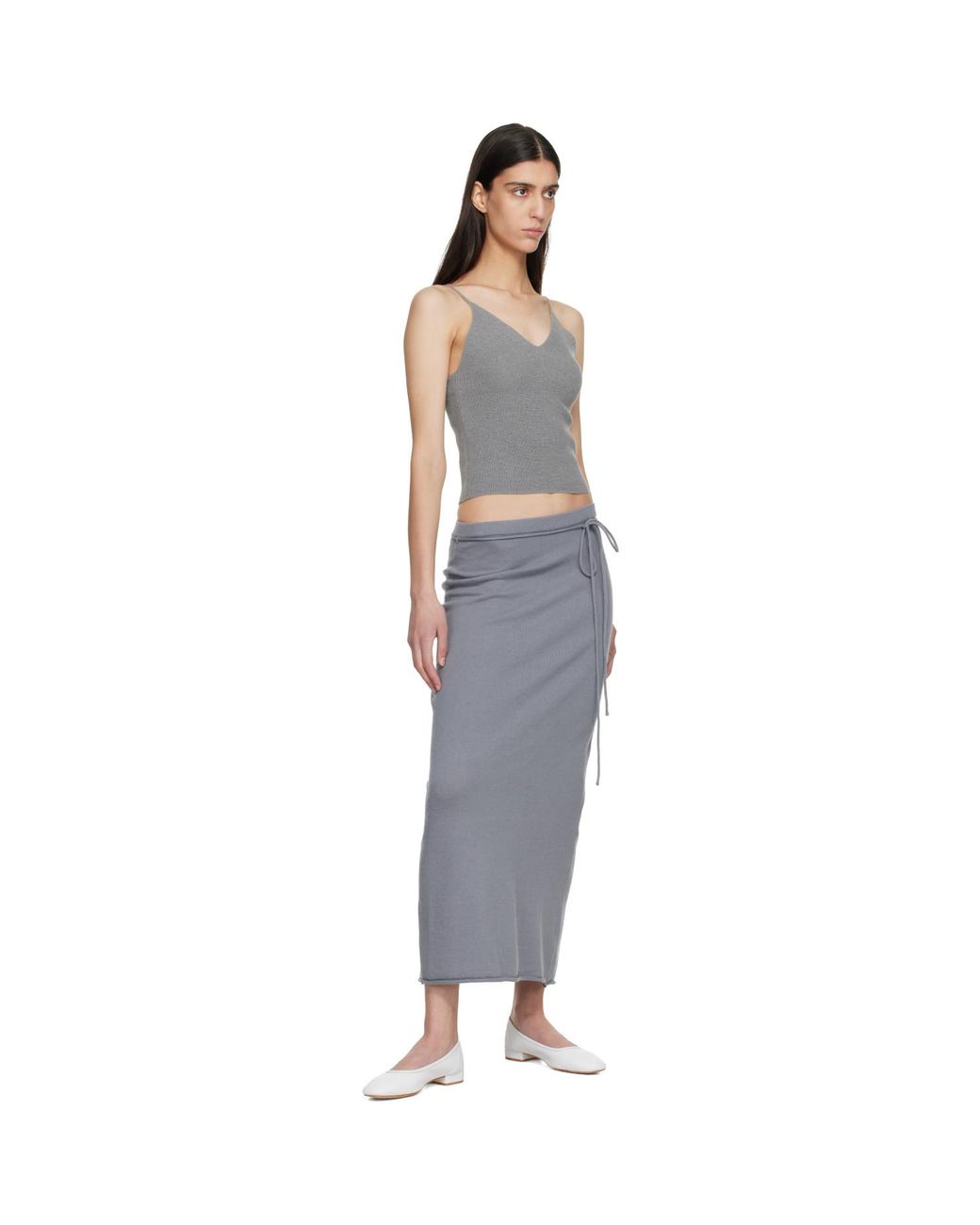 LE17SEPTEMBRE Black Anne Sleeveless Knit Tank Top